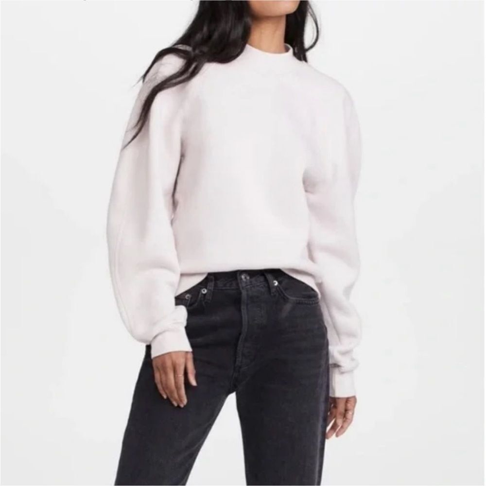 Agolde Tarron Mock Neck Sweatshirt Size M